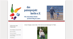 Desktop Screenshot of patenprojekt-berlin.de